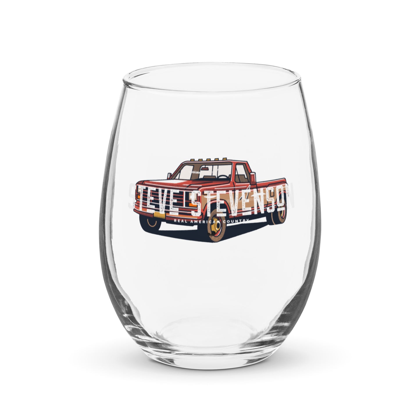 Stemless wine glass