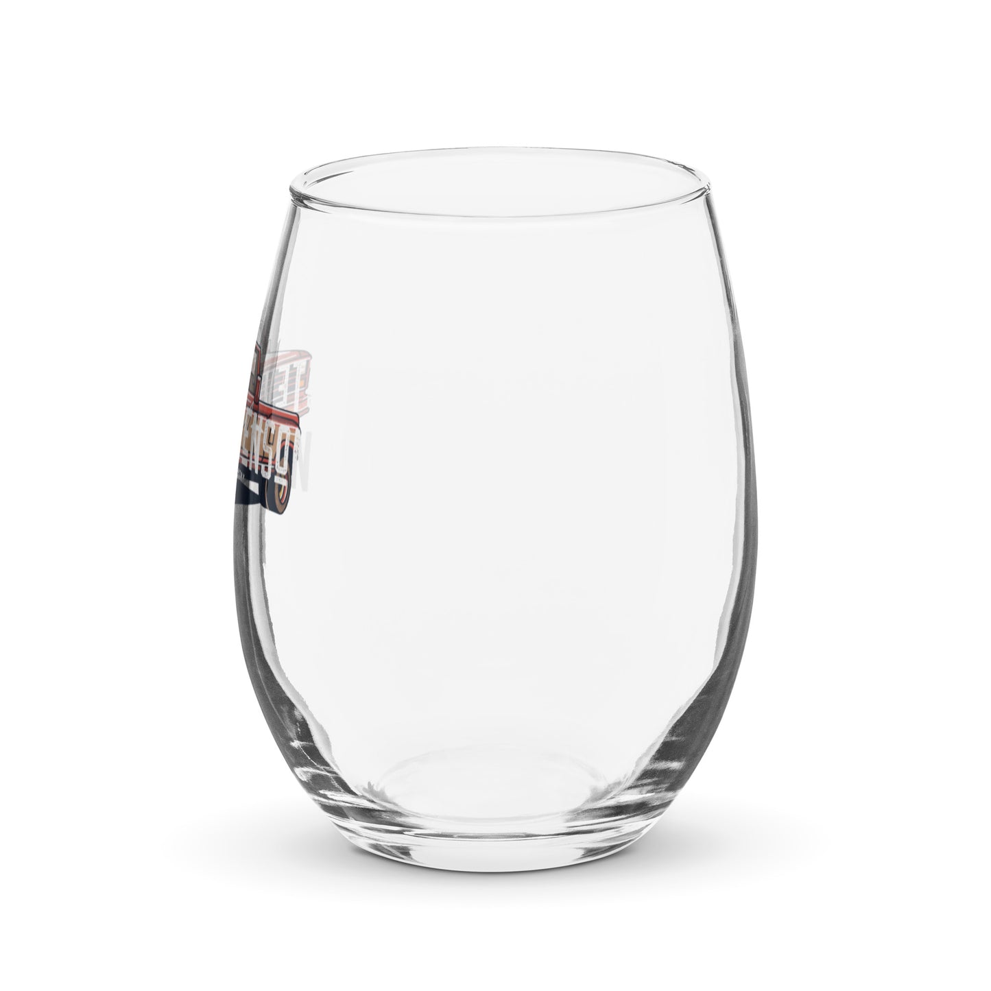 Stemless wine glass