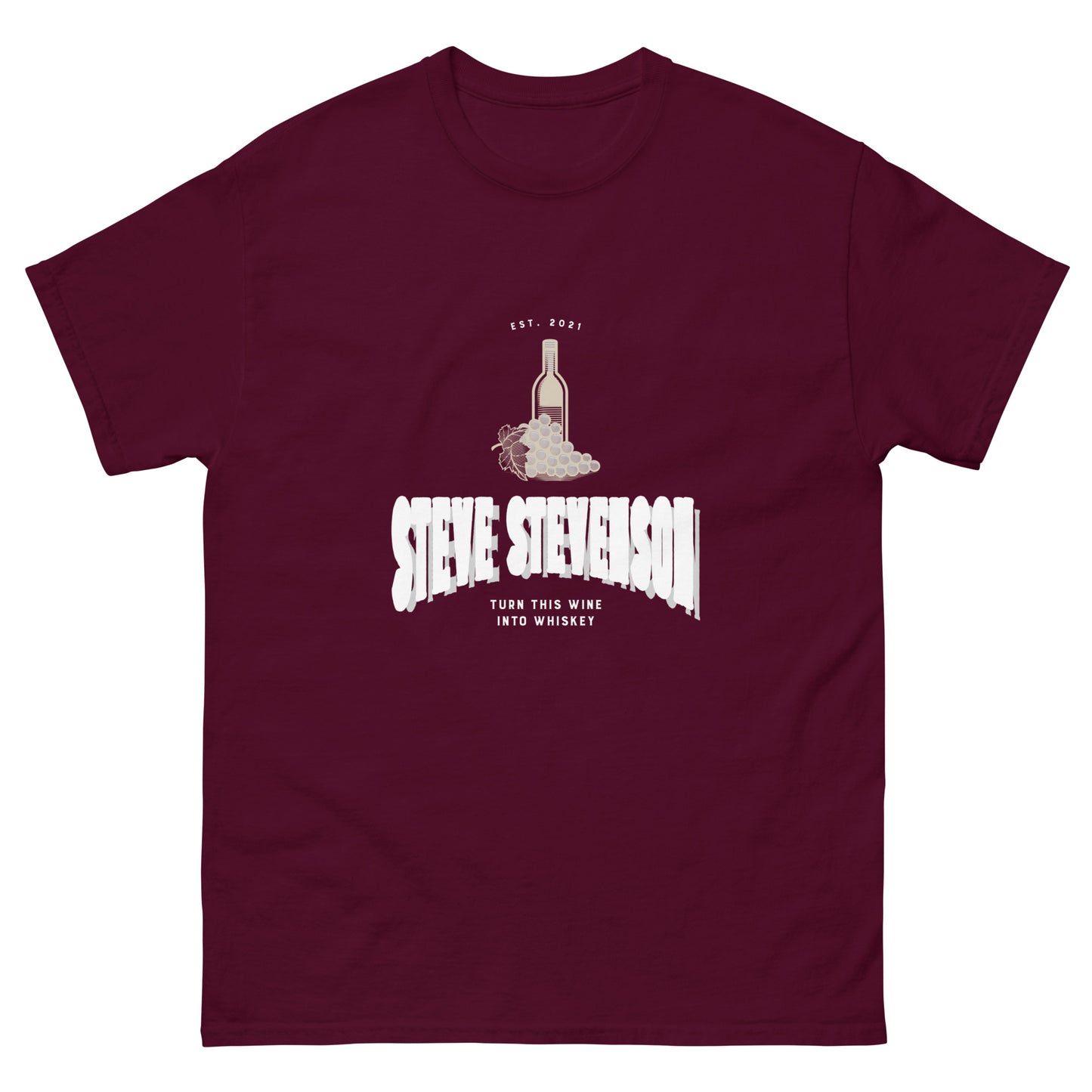 Steve Stevenson Wine T-Shirt (Unisex)