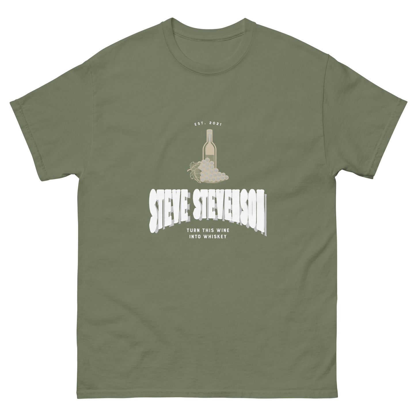 Steve Stevenson Wine T-Shirt (Unisex)