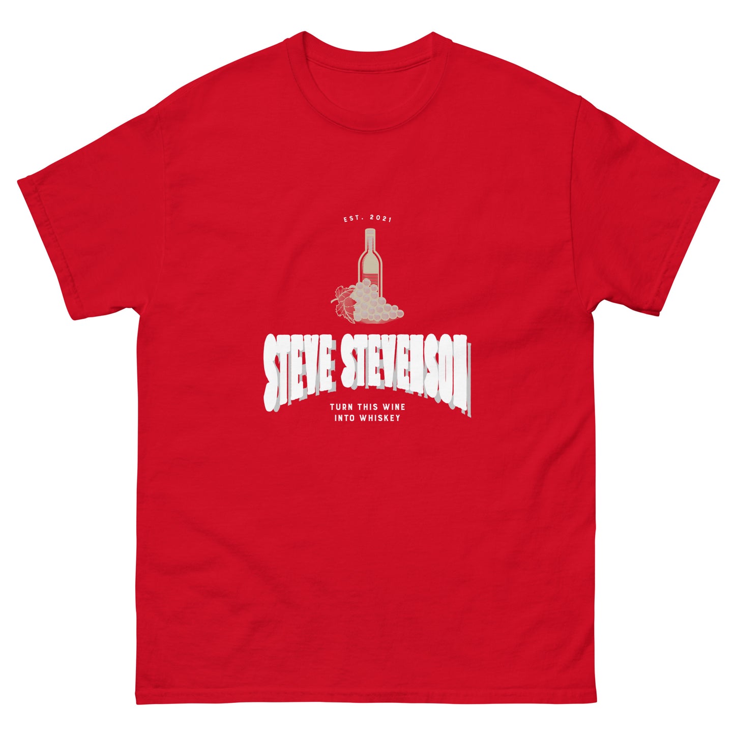 Steve Stevenson Wine T-Shirt (Unisex)
