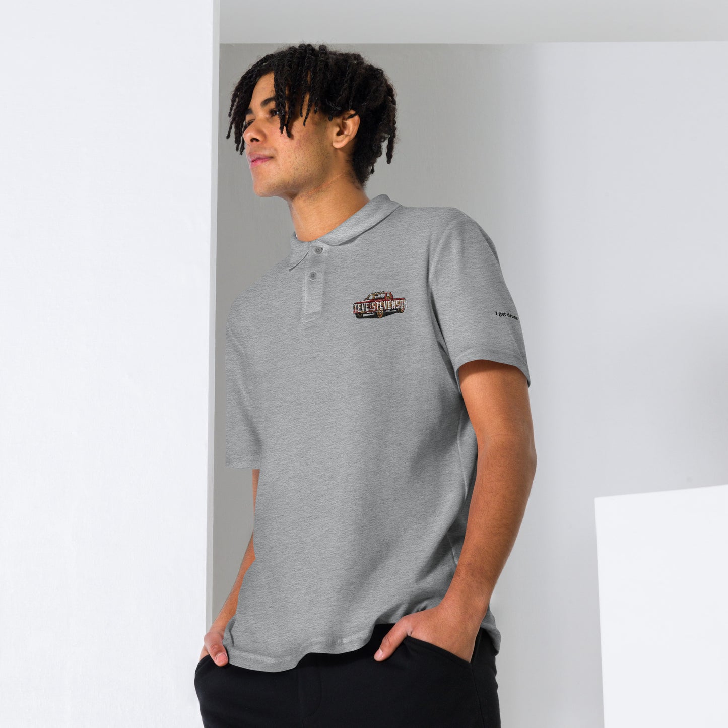 I Get Drunk Polo (Unisex)