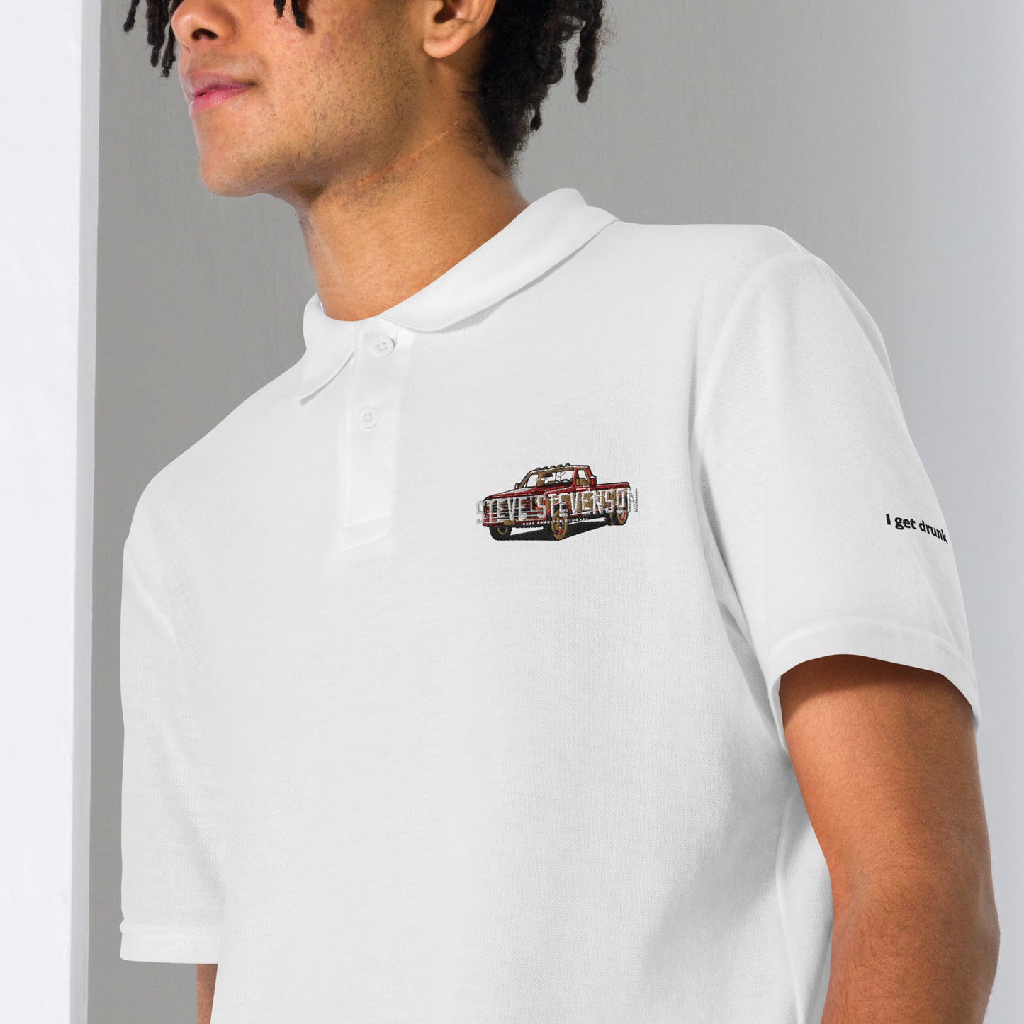 I Get Drunk Polo (Unisex)